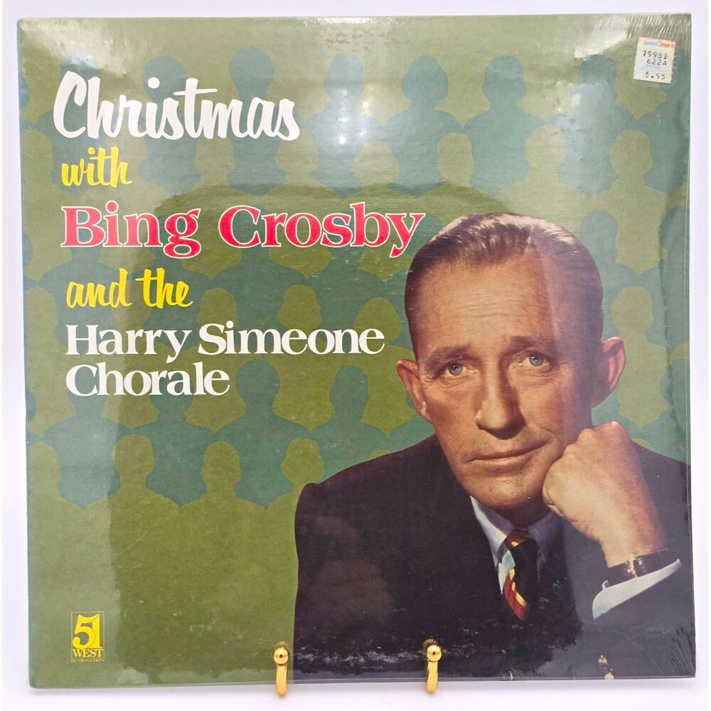 SEALED Christmas Bing Crosby & Harry Simeone Chorale Vinyl LP Record 5 West